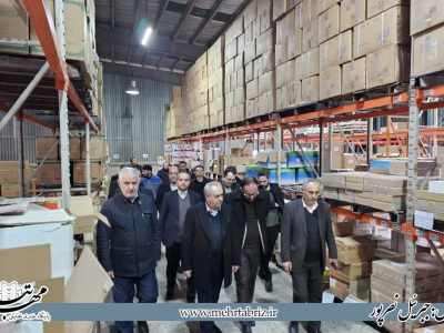 بازدیداستاندار آذربایجان شرقی به همراه مدیرکل صمت استان و فرماندار تبریز از انبارهای برخی از شرکت‌های توزیع و پخش کالای استان