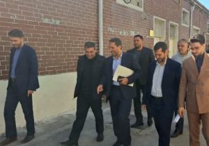 بازدید محمدزاده آلمالو دادستان عمومی و انقلاب مرکز استان آذربایجان شرقی از قسمتهای مختلف زندان مرکزی تبریز