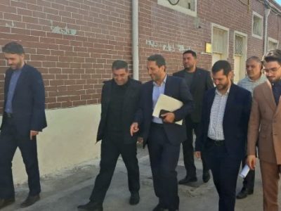 بازدید محمدزاده آلمالو دادستان عمومی و انقلاب مرکز استان آذربایجان شرقی از قسمتهای مختلف زندان مرکزی تبریز