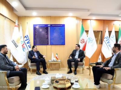 دیدار مدیرعامل مس سونگون با رئیس فدراسیون والیبال