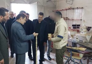 بازدید دادستان مرکز استان آذربایجان شرقی درمعیت رئیس کل دادگستری استان آذربایجان شرقی از زندان مرکزی تبریز
