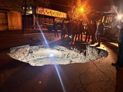 پایان عملیات شبانه مهار ترکیدگی لوله در خیابان ارهگر تبریز؛ بازگشت سریع پایداری شبکه آب