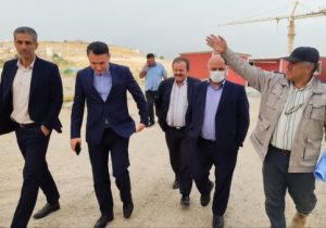 بازدید معاون مسکن و عمران شهری بنیاد مسکن از پروژه ۲۰۸ واحدی نهضت ملی طالقانی تبریز