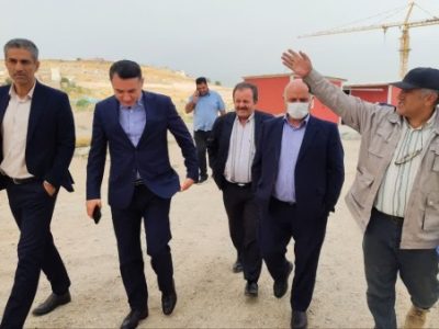 بازدید معاون مسکن و عمران شهری بنیاد مسکن از پروژه ۲۰۸ واحدی نهضت ملی طالقانی تبریز